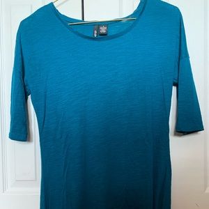Blue Long Top size small